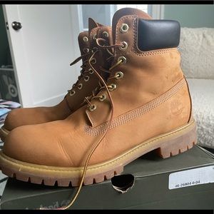 Timberland Premium 6 In Waterproof Boot Wheat Nubuck